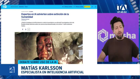 “Estamos en un punto de la singularidad donde la Inteligencia Artificial se está empezando a entrenar a sí misma”, dijo Matías Karlsson, especialista en Inteligencia Artificial.