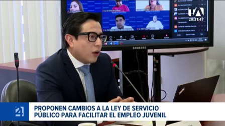 La reforma a la Ley de Servicio Público busca incentivar el empleo joven; Trabajo entregó observaciones al proyecto en la Asamblea. Un reportaje de Karen Haro