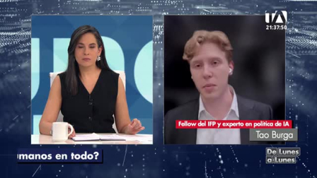 De Lunes a Lunes | Entrevista a Tao burga, experto en politica de IA sobre lso avances de las IA's