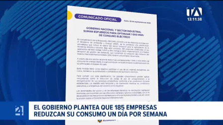La propuesta busca la reducción semanal en lugar de la desconexión total, mientras el Comité Empresarial pide reactivar la mesa de crisis. Un reportaje de Belén Merizalde