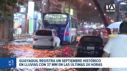 Guayaquil soportó nuevamente intensas lluvias que provocaron inundaciones en varios sectores del norte de la ciudad. Un reportaje de Ever Moreira