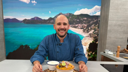 Este jueves 24 de septiembre del 2026 preparamos cazuela de mariscos, la receta de Cocinando esTAmañana, junto al chef Felipe Campana.