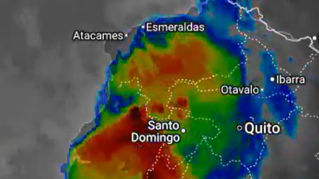 Inundaciones en Esmeraldas: El río Onzole se desborda y afecta a la comunidad de Capulí