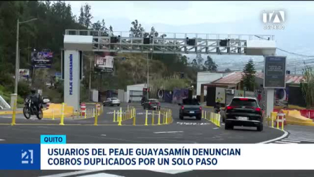 Conductores en el norte de Quito reportan inconsistencias en el cobro del peaje Guayasamín. Un afectado registró hasta 17 débitos automáticos por un solo trayecto. Un reportaje de Juan Miguel Rodríguez