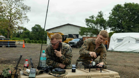 Un dron fabricado mediante impresión 3D fue desplegado por los Marines de Estados Unidos en Ecuador.
