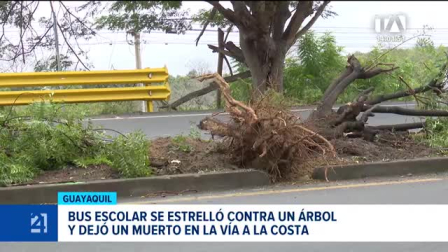 Informes preliminares señalan que la calzada mojada por las lluvias incidió en los percances registrados en la vía a la Costa. Un reportaje de Camila Guevara