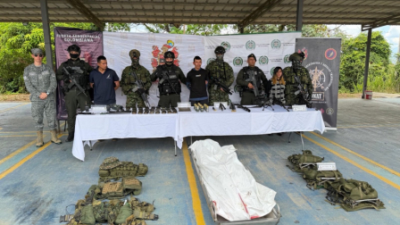 Alias ​​'Robinson Gutiérrez', señalado como cabecilla político y financiero de una disidencia de las FARC, murió durante un operativo en Huila en el que también hubo tres capturados y armamento incautado.