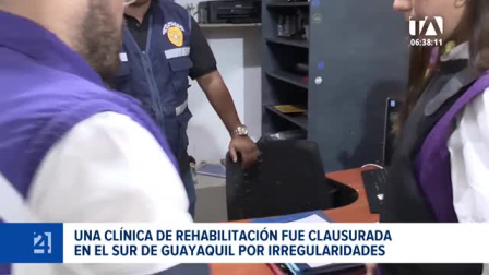 El establecimiento operaba sin permisos sanitarios ni municipales en el sur de Guayaquil. Además, durante el control se detectó a cuatro internos requeridos por la justicia. Un reportaje de Camila Guevara