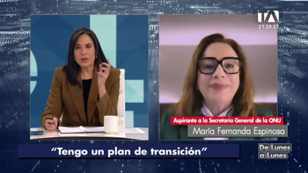 De Lunes a Lunes | Ma. Fernanda Espinosa, aspirante a Sec. Gral ONU sobre cambios en la ONU