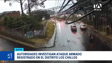 Las cámaras de videovigilancia de la zona captaron el momento del ataque balístico en Conocoto, al suroriente de Quito; unidades especializadas de la Policía investigan el crimen. Un reportaje de Gustavo Jaramillo
