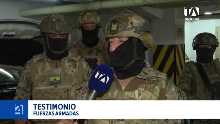 El decomiso se realizó en el estacionamiento de un edificio residencial del norte de Guayaquil en el marco de las intervenciones focalizadas contra el crimen organizado. Un reportaje de Camila Guevara