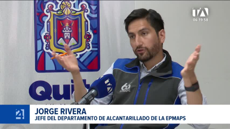 Aunque la crecida no causó daños materiales ni heridos, moradores del sector reclaman al Municipio por obras de protección. Un reportaje de Brigette Mancheno
