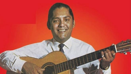 Foto de Julio Jaramillo, "El Ruiseñor de América", icono de la música ecuatoriana y máximo exponente de pasillo.