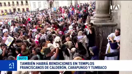 El evento por las vísperas de San Francisco de Asís se llevará a cabo este 3 de octubre en el Centro Histórico de la ciudad. Un reportaje de Mishell Villacis