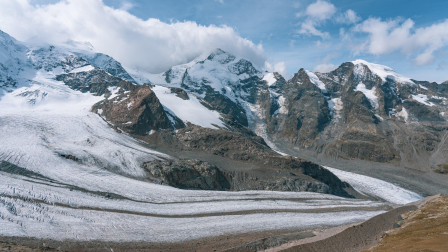 Glaciares de Suiza sufren una pérdida récord de hielo impulsada por un verano histórico