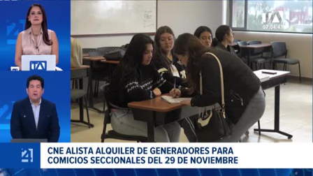El Consejo Nacional Electoral busca blindar el conteo de votos en las delegaciones provinciales ante los racionamientos de energía provocados por el estiaje en el país.
