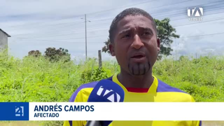 Las continuas e intensas lluvias registradas en las últimas horas provocaron el incremento del caudal de varios ríos en la provincia, generando graves afectaciones en la zona. Un reporte de Gregory Rosero