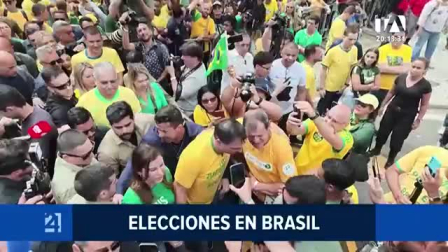 Los candidatos protagonizaron sus últimos actos proselitistas en el principal colegio electoral del país, disputando la preferencia de 34 millones de electores habilitados. Un reportaje de Susana Landívar