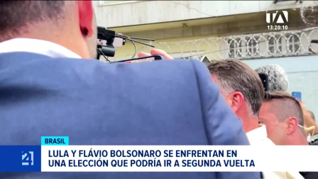 La contienda electoral entre Luiz Inácio Lula da Silva y Flávio Bolsonaro moviliza a votantes de todo el país en una jornada que se extenderá hasta las 17:00, hora de Brasilia. Un reportaje de Estefanía Vaca