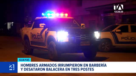 Un grupo de sujetos armados irrumpió en el establecimiento para disparar a los presentes. La Policía Nacional desplegó un contingente especializado para ubicar a los causantes del atentado. Un reportaje de Camila Guevara