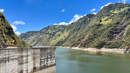 CELEC SUR reportó una recuperación del embalse de Mazar durante el 3 y 4 de octubre de 2026, tras el aumento del caudal del río Paute provocado por las lluvias en Azuay.