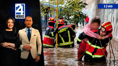 Revise las noticias más destacadas de Quito en la Primera Emisión del Noticiero 24 Horas de este lunes 5  de octubre del 2026. Andrea Samaniego  y Juan Miguel Rodríguez.