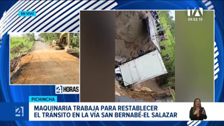 Las continuas precipitaciones registradas en la zona noroccidental de Pichincha provocaron severos daños en la infraestructura vial, dificultando el tránsito de los comuneros. Un reporte de Brigette Mancheno