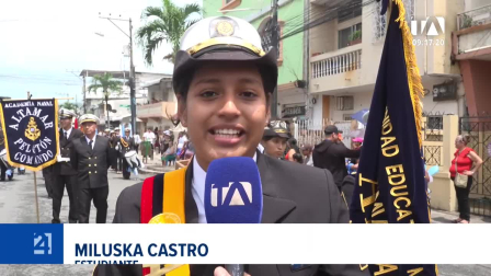 Las familias guayaquileñas participaron masivamente en la agenda festiva organizada en distintos puntos de la ciudad para conmemorar la gesta libertaria de octubre. Un reportaje de Camila Guevara