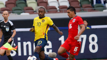 La Selección de Ecuador en el amistoso ante Panamá