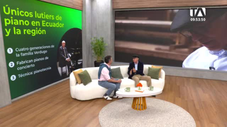Daniel Verdugo, luthier de tercera generación, comparte el legado de una familia que fabrica pianos desde hace más de 100 años.