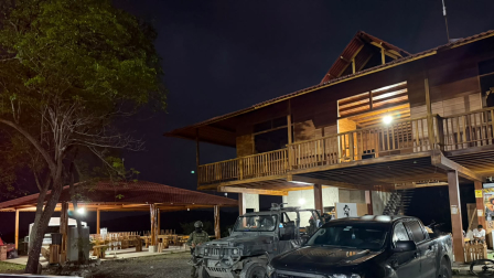 Militares allanaron la hacienda 'Guayacanes' que, de acuerdo a sus informes de inteligencia, estaba vinculado al Cártel Jalisco Nueva Generación.