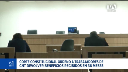 La Corte Constitucional dio un plazo de 36 meses para restituir los pagos de contrato colectivo y envió el expediente a la Fiscalía. Un reportaje de Belén Merizalde