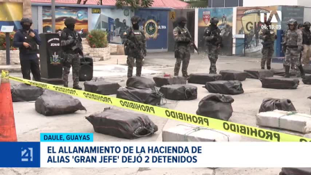 El predio pertenecía a alias 'Gran Jefe' y era considerado un centro estratégico de operaciones vinculado al Cártel Jalisco Nueva Generación. Dos personas fueron aprehendidas durante el operativo. Un reportaje de Paula Kuhn