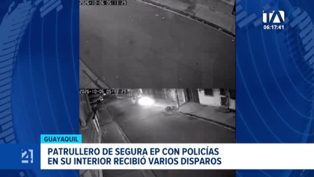 Delincuentes en motocicleta dispararon contra el vehículo institucional en medio de una persecución registrada al sur de la ciudad. Un reportaje de Paula Kuhn