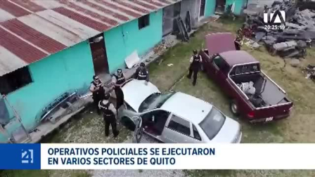Intervenciones en distintos sectores de la capital dejaron personas aprehendidas, vehículos recuperados y municiones incautadas. Un reportaje de Gustavo Jaramillo