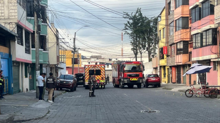 La Policía Nacional intervino en el sur de Quito.