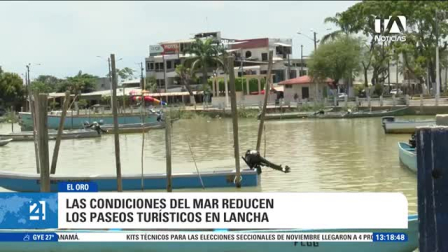 El sector pesquero de Puerto Jelí, en Santa Rosa, enfrenta una reducción en las capturas de especies marinas debido al evento climático. Un reportaje de Ericka Vera