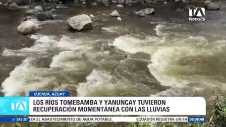 Pese a la leve mejoría en los caudales de ríos en Cuenca, la situación sigue siendo crítica y dependiente de nuevas precipitaciones, con pronósticos poco alentadores para los próximos días. Un reportaje de Iván Rodríguez