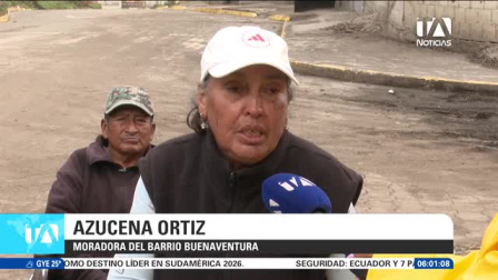 Por quinto año consecutivo, las intensas lluvias provocaron graves anegamientos en el sector del Buenaventura, sur de Quito, afectando viviendas y la movilidad de sus habitantes. Un reportaje de Nathalie Jiménez
