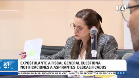 La Veeduría Ciudadana y un expostulante solicitaron la nulidad del proceso de selección de la primera autoridad de la Fiscalía por supuestas anomalías. Un reportaje de María Fernanda Utreras