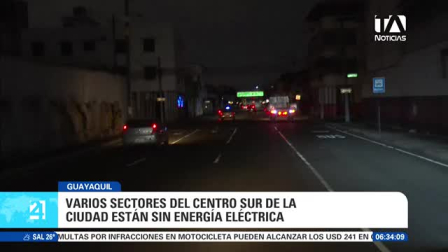 Zonas residenciales y comerciales en el norte, sur y centro de Guayaquil amanecen sin servicio eléctrico, sumándose a las suspensiones registradas en otras zonas del país. Un reporte de Ricardo Cruzatty