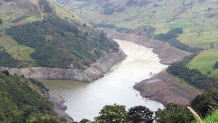 La cota de Mazar pierde agua constantemente, según los registros de Celec.