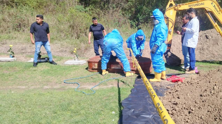 Este miércoles 14 de octubre de 2026 se llevó a cabo la exhumación del cuerpo de Lizeth Bunshi, quien fue hallada sin vida el pasado 25 de agosto en Quito.