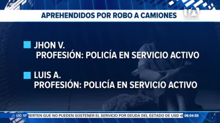 Las autoridades desarticularon una estructura delictiva dedicada a asaltar vehículos de carga pesada en las carreteras del país; entre los detenidos figuran uniformados. Un reportaje de Paula Kuhn
