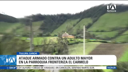 Un cambista de moneda sufrió un robo al llegar a su casa en Tulcán, mientras que un adulto mayor fue asesinado en la parroquia El Carmelo. Un reportaje de Jairo Jácome