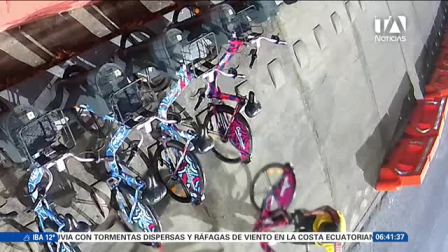 Con más de 88 mil usuarios registrados en el sistema de movilidad sostenible, un usuario fue captado cuando intentaba sustraerse una unidad durante la madrugada. Un reportaje de Stephany Paz