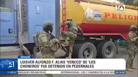 Las intervenciones militares en diversas provincias permitieron además la captura de dos presuntos integrantes de 'Los Choneros' con amplio historial por sicariato, extorsión y robo. Un reportaje de Ericka Vera