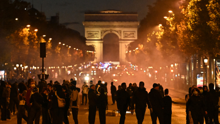 Jornada de violencia en Francia: 1.800 detenidos y destrozos millonarios tras protestas por la inflación.