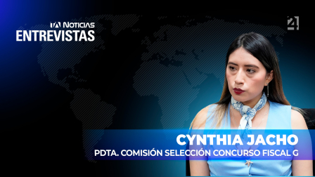 “Yo garantizo que el proceso y la actuación de la Comisión, realmente, está apegado al reglamento”, dijo Cynthia Jacho, presidenta de la Comisión de Selección Concurso Fiscal General, sobre la selección de la autoridad.