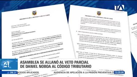 El Pleno aprobó la eliminación de la multa de un millón de dólares por omisión patrimonial, paso previo a la publicación de las reformas en el Registro Oficial. Un reportaje de María Fernanda Utreras